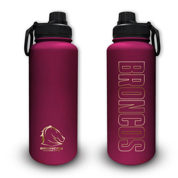 Brisbane Broncos Stainless Steel Drink Bottle