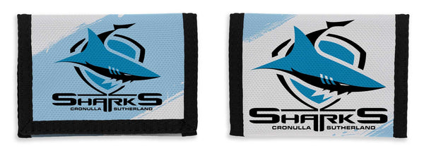 Cronulla Sharks Sports Velcro Wallet