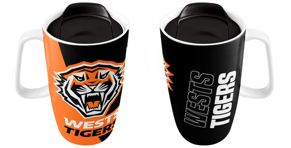Wests Tigers Travel Mug with Handle