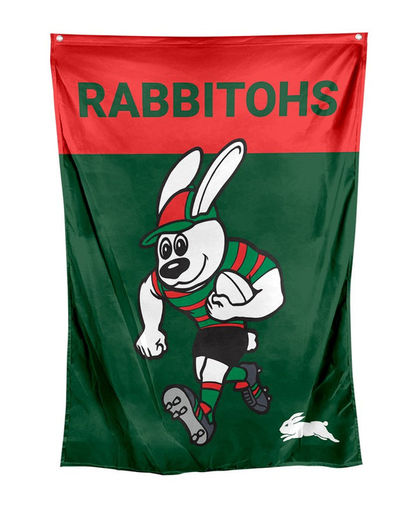 South Sydney Rabbitohs Mascot Wall Flag