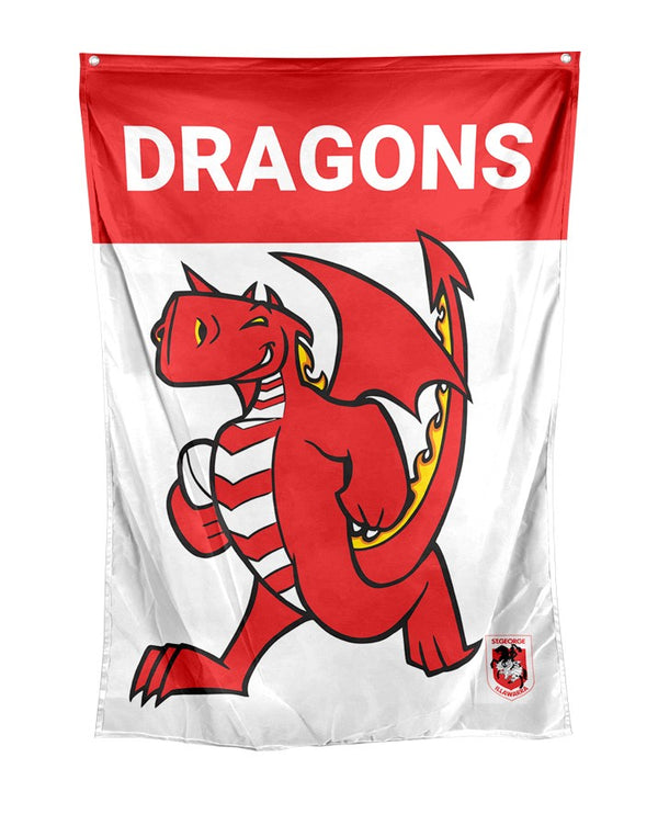 St George Illawarra Dragons Mascot Wall Flag