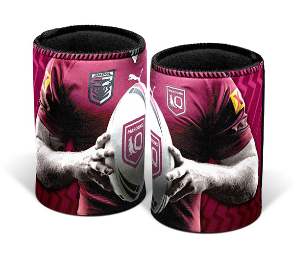 QLD Maroons State of Origin Photo Can Cooler
