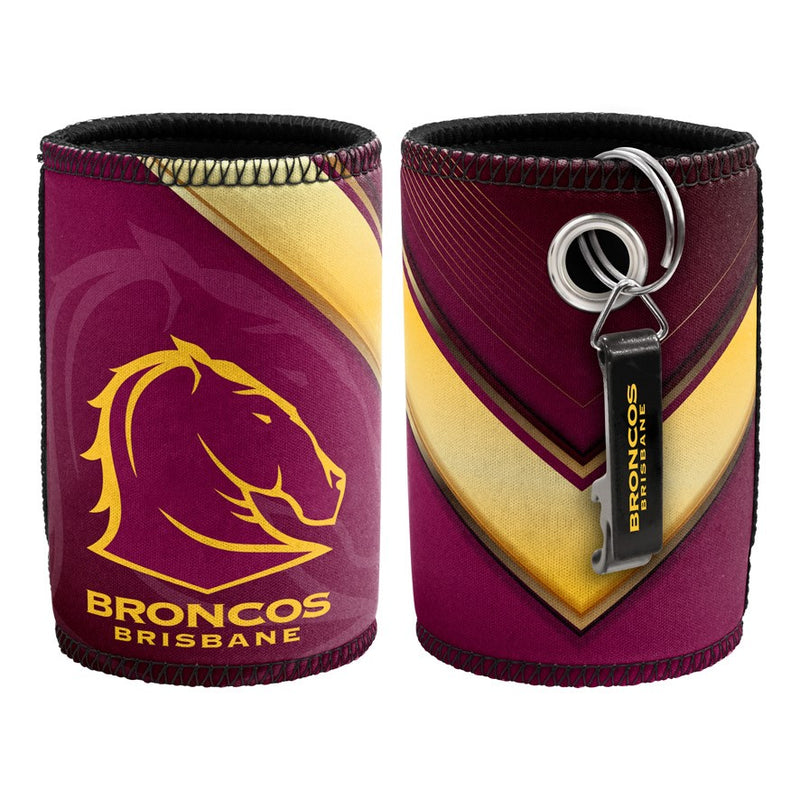 Brisbane Broncos Can Cooler with Bottle Opener