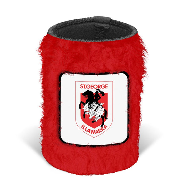 St George Illawarra Dragons Fluffy Can Cooler