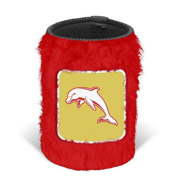 Redcliffe Dolphins Fluffy Can Cooler