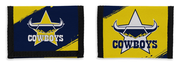 North QLD Cowboys Sports Velcro Wallet