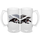 Penrith Panthers Frosted Stein Glass