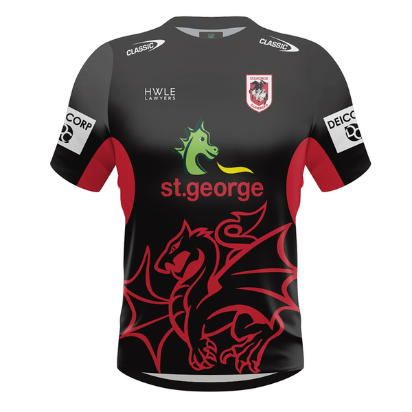 2024 St George Illawarra Dragons Warm Up Tee