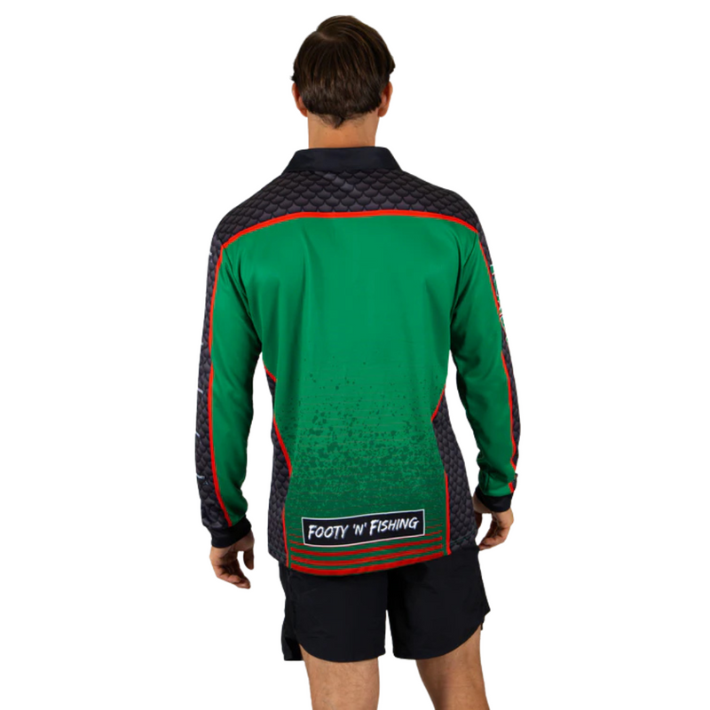 South Sydney Rabbitohs ADULTS Barracuda Fishing Shirt