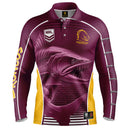 Brisbane Broncos ADULTS Barracuda Fishing Shirt
