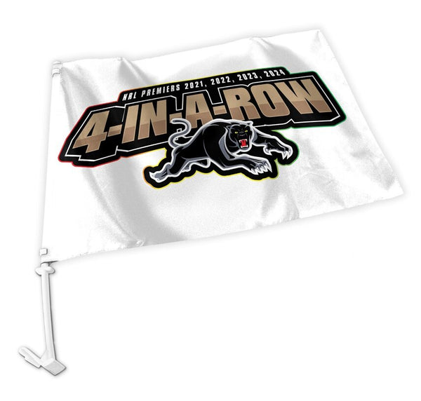 *PRE ORDER* 2024 Penrith Panthers PREMIERSHIP Car Flag