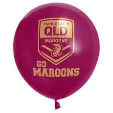 QLD Maroons Baloon Pack