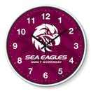 Manly Sea Eagles Wall Clock