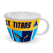 Gold Coast Titans Soup Mug With Lid