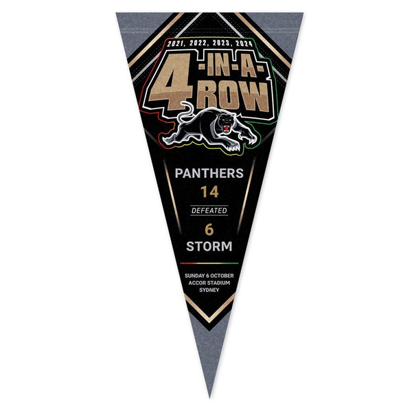 *PRE ORDER* 2024 Penrith Panthers PREMIERSHIP Pennant Score