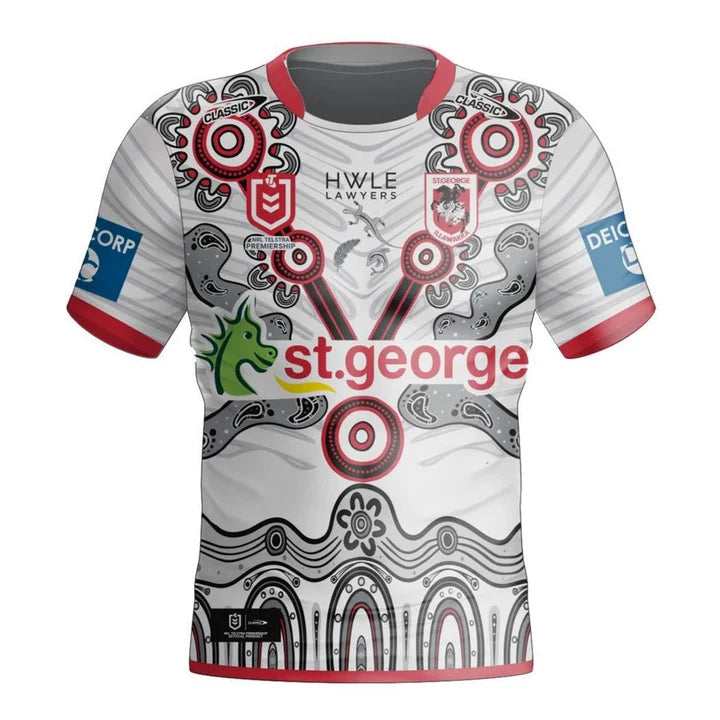 2024 St George Illawarra Dragons ADULTS Indigenous Jersey