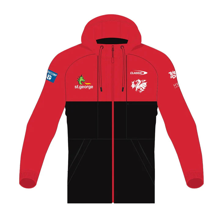 2024 St George Illawarra Dragons ADULTS Wet Weather Jackets