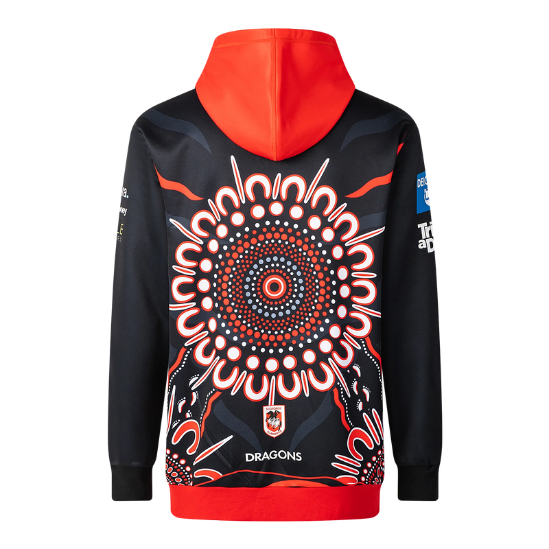 2025 St George Illawarra Dragons ADULTS Indigenous Hoodie