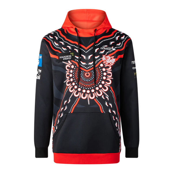 2025 St George Illawarra Dragons ADULTS Indigenous Hoodie