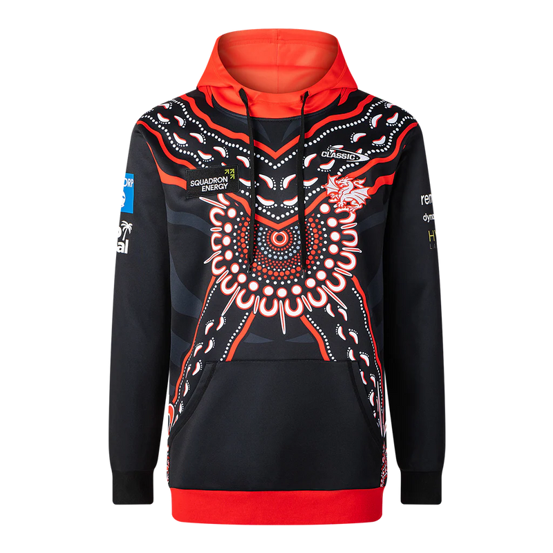 2025 St George Illawarra Dragons ADULTS Indigenous Hoodie