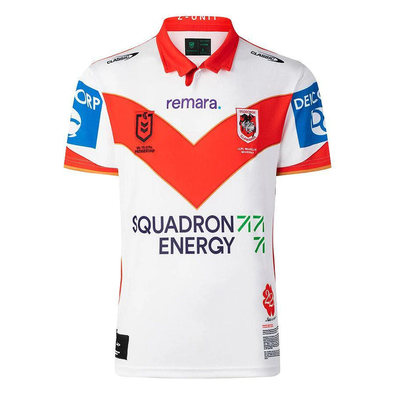 2025 St George Illawarra Dragons ADULTS Anzac Round Jersey