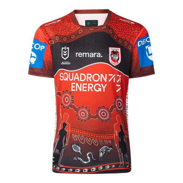 2025 St George Illawarra Dragons ADULTS Indigenous Jersey