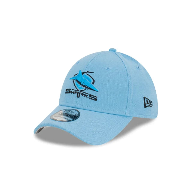 Cronulla Sharks OFFICIAL New Era Team Colours Stretch Fit