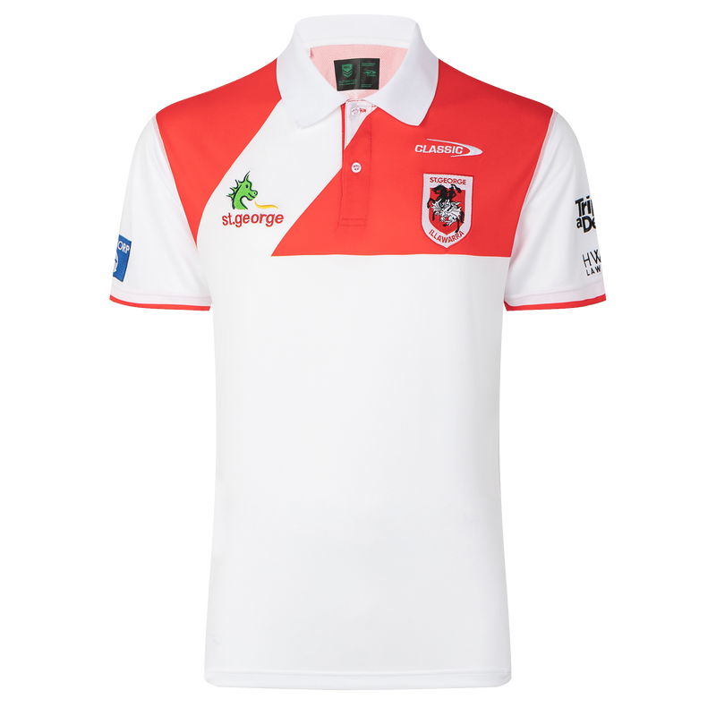 2023 St George Illawarra Dragons ADULTS Media Polo
