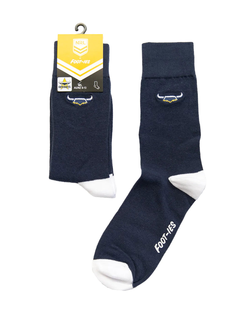 North Queensland Cowboys SMALL Embroidered Socks
