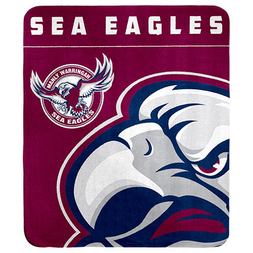 Manly Sea Eagles Polar Fleece Blanket