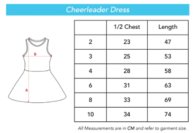 Newcastle Knights Cheerleader Dress