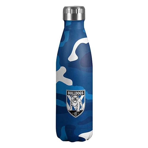 Canterbury Bulldogs Stainless Steel Wrap Bottle
