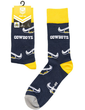 North QLD Cowboys Large Logo Socks