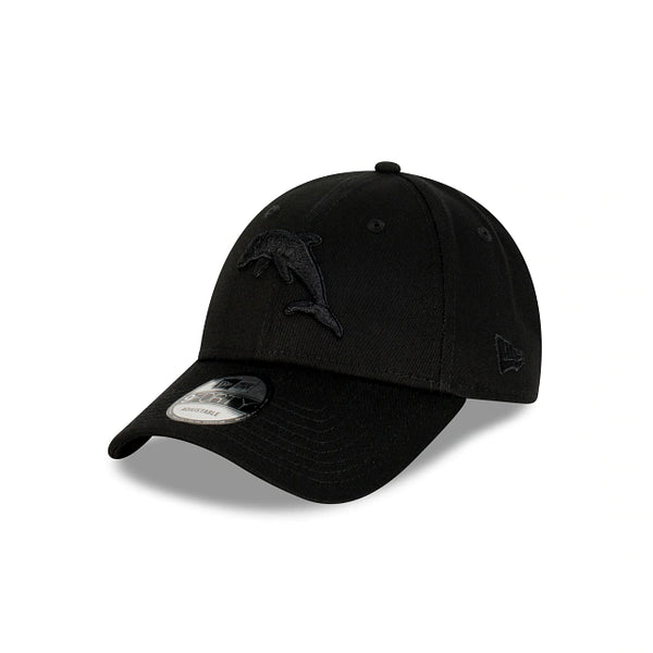 Redcliffe Dolphins New Era Black 9FORTY Snapback