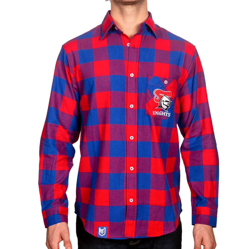 Newcastle Knights ADULTS Flannel Shirt