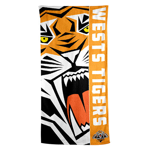 Wests Tigers Beach Towel