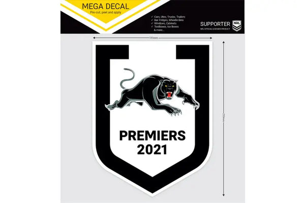 2021 Penrith Panthers Premiership Mega Decal Sticker