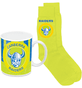 Canberra Raiders Heritage Mug And Sock Pack