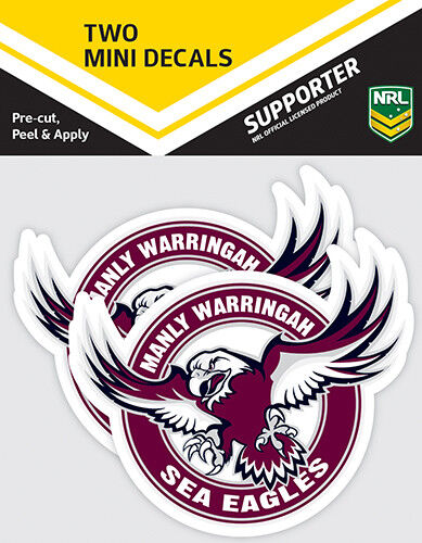 Manly Sea Eagles MinI Decal Stickers