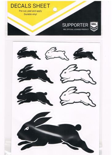 South Sydney Rabbitohs Decal Sticker Sheet
