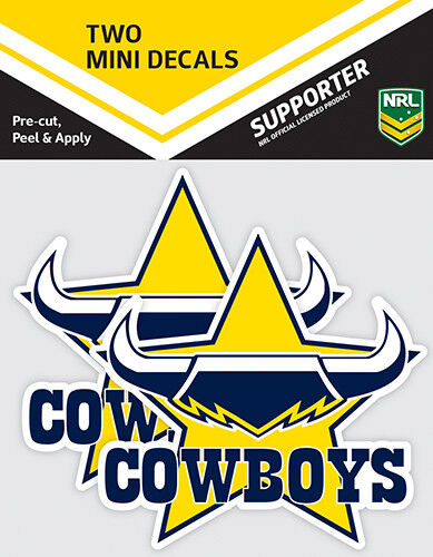 North QLD Cowboys Mini Stickers
