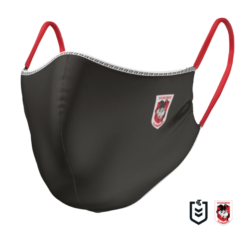 St George Illawarra Double Sided Face Masks With Adjustable Earstraps
