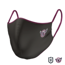 Manly Sea Eagles Double Sided Face Mask with Adjustable Earstraps