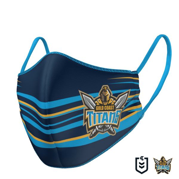 Gold Coast Titans KIDS Double sided Face mask