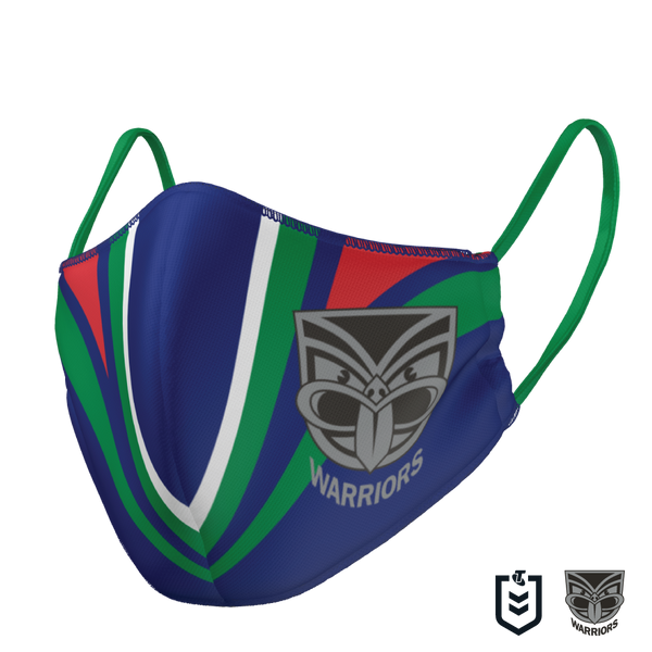 New Zealand Warriors KIDS Double Sided Face Mask