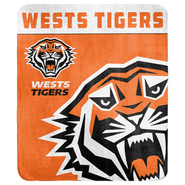 West Tigers Polar Fleece Blanket